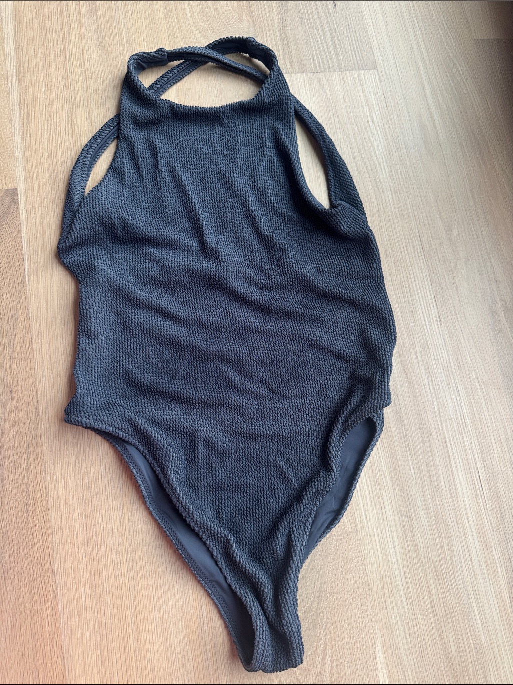 Classic Womenâs One-Piece Swimsuit - Charcoal